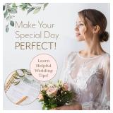 Your Perfect Day Wedding Planner Book and Organizer - Wedding Planner Book - Bridal Planning Binder with Countdown Calendar - Bride Gifts - (FLORAL)