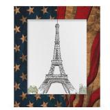 Mardesigns American Flag 8x10 Picture Frame, Vintage USA Flag Wall Gallery Photo Frames Fits 8 x10 or 6x8 Picture for Table Top Display and Wall Photo Frame