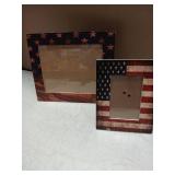 Mardesigns American Flag 8x10 Picture Frame, Vintage USA Flag Wall Gallery Photo Frames Fits 8 x10 or 6x8 Picture for Table Top Display and Wall Photo Frame