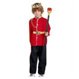 Prince Charming Costume for Kids Boys Royal Prince King Outfit Party Cosplay 10-11 Years Red