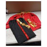Prince Charming Costume for Kids Boys Royal Prince King Outfit Party Cosplay 10-11 Years Red