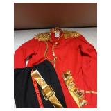 Prince Charming Costume for Kids Boys Royal Prince King Outfit Party Cosplay 10-11 Years Red