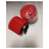 LIYYDS 2Pcs Universal 48mm 49mm 50mm Red Angled Double Foam Pod Performance Filter 50cc 70cc 90cc 110cc 125cc ATV Quad Scooter Go Kart Moped Pit Super Pocket Mini Bike
