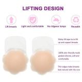 JOEEOS C-D Cup Pasties Nipple Cover Breast Lift Tape Large Silicone Nipple Covers Reusable Breast Tape Sticky Nipple Pasties For Women