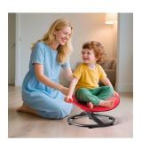 Spinning Chair  - Sensory Spinning Chair with Safety Handle & Non-Slip Design, Sensory Swivel Chairs for Kids 3-8 Years(Red) - Retail: $79