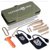 EXPENDO LOCK Professional Car Tool Kit, Heavy Duty Hook, Heavy Puller Tools Long J-Hook Puller - Retail: $99