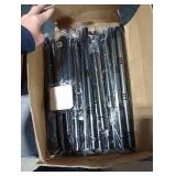 SUNALLY Room Divider No Drilling Curtain Rod Wall Divider for Room Separation, 4-10ft(H) 28-114inch(W) Adjustable, Heavy Duty Partition Space Separator Freestanding Tension Curtain Stand, Black