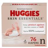 Huggies Skin Essentials Luxury Diapers - Newborn - 76ct