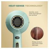 INFINITIPRO by CONAIR Heat Protect Hair Dryer with Diffuser | Blow Dryer with Advanced Heat Protection Helps Minimize Overdried Hair