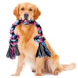Dog Rope Toy for Large Dogs, Heavy Duty Chew Toys for Aggressive Chewers, Indestructible Durable Cotton Tug of War Rope Toys for Medium to Large Breed Teeth Cleaning