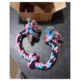 Dog Rope Toy for Large Dogs, Heavy Duty Chew Toys for Aggressive Chewers, Indestructible Durable Cotton Tug of War Rope Toys for Medium to Large Breed Teeth Cleaning