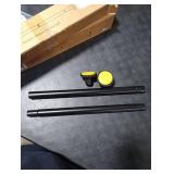 Ausemku Shower Curtain Rod Tension - Never Rust Non-Slip Spring Tension Curtain Rod No Drilling Stainless Steel Curtain Rod Use Bathroom Kitchen Black