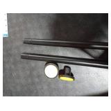 Ausemku Shower Curtain Rod Tension - Never Rust Non-Slip Spring Tension Curtain Rod No Drilling Stainless Steel Curtain Rod Use Bathroom Kitchen Black