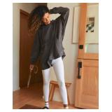 4 Pack Leggings for Women - High Waisted Tummy Control Soft No See-Through Black Yoga Pants for Athletic Workout XXL