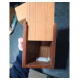 Wooden Pet Memorial Keepsake Cremation Urns for Ashes Pet Urn Wood Keepsake Box Urns for Cat Dogs Ashes | Cat Memorials (Paw)