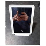 Hansong Folding Makeup Mirror with Lights Rechargeable 7.9 inch for Travel Mirror with 72 Led Lights Lighted Up Mirror 1000mAh 3 Color Adjustable Lighting Dimmable Beauty Gift for Women