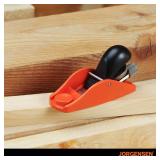 JORGENSEN 3.5 Mini Wood Planer - Mini Hand Planer for Woodworking, Block Plane, Small Hand Plane for Trimming, Wood Planing, Craft, Professional Ductile Iron Body, Adjustable Cutting Depth