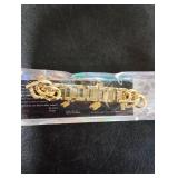 Gold Metal Bracelet Band Women 20mm Adjustable Single Chain Compatible with Samsung Galaxy Watch 7/6/5/4/Active 2/4 Classic/6 Classic/5 Pro/FE 40mm 42mm 43mm 44mm 45mm 46mm 47mm (No Case)