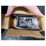 Thickened Door Barricade Bracket for 2X4 Lumber, Drop Open Bar Holder Steel U Bracket, as Home, Barn, Shed, Garage, Gate Security Door Reinforcement(4)