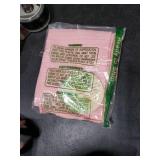 AQOKKA Newborn Receiving Blanket with Bow Hat Headband Wooden Card Set Wheat-Pattern Newborns Toddler Baby Boy Girl Nursery Swaddle Wrap