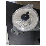 Ourokhome Salad Spinner Lettuce Dryer, One-handed Easy Press Large Vegetable Dryer Salad Mixer with Comfortable and Retractable Pusher and Brake Button for Greens, Herb, Berry, Fruits, 6.3 QT, Black