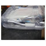 Sangohe Shower Chair, Heavy Duty Shower Seat with Back, Arms, Adjustable Height, Ideal for Bathtub, Handicap, Elderly, 796C