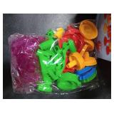 Gifts2U Marble Run Toy, 130Pcs Educational Construction Maze Block Toy Set with Glass Marbles for Kids and Parent-Child Game