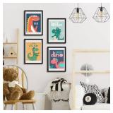 upsimples 10x14 Picture Frame, Display Pictures 8.5x11 with Mat or 10 x 14 Without, Wall Hanging Diamond Frames, Black, 1 Pack
