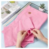 GORGECRAFT 1 Set 21x8-16 Inch Director Chair Canvas Replacement Seat Back Cloth Covers Pearl Pink Directors Chairs Cloth Kit with Wood Stick for Home Indoor Outdoor Patio Garden