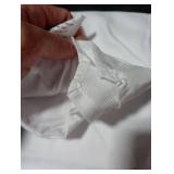 Comfyanno Cot Sheets for Daycare Standard Size - 23 x 51 - 1 Pack - Soft & Comfortable Brushed Microfiber - Fitted Cot Sheet Cover - for Daycare/Preschool Kids, Boy/Girls Nap Time - White