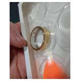 Cover Compatible for Oura Ring Gen 4/Gen 3 Horizon/Gen 3 Heritage,(NOT Compatible with Oura Ring 4-Ceramic), Charging Directly,Rugged TPU Finger Protector for Workout Women Men-Gold+Gold-Size 10