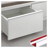 Cabinet Door Edge Protectors, 3/4 Self Adhesive Rubber Edge Guard, Protect Kitchen & Drawer Fronts, Edge Protectors for Drawers, Cabinets, Counter Tops, Desks and Shelves, White,