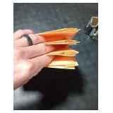 4pcs KTRIO Plastic Pocket Folders with Prongs, Colored Heavy Duty Pocket Folders with Business Card Slot, Letter Size, File Fasteners, for School Office