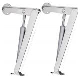 200N-60lbs Chest Heavy Duty Soft Close Lid Support Hinges Large & Long Chest Hinges for Wooden Box, Slow Lowering Pneumatic Heavy Lid Lifter Gas Struts