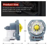 W10724439 W10876537 W10348269 0EM Dishwasher Drain Pump by Puxyblue Compatible for Whirl-pool Kitchen-Aid Ken-more - Replaces 4454971 AP6004843 PS11738151 EAP11738151