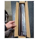 CorkLatta Bronze Shower Curtain Rod 31 to 92 Inch,1 Inch Diameter Adjustable Spring Tension Stainless Steel Telescoping Rod,Easy Install,No Rust