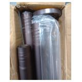 CorkLatta Bronze Shower Curtain Rod 31 to 92 Inch,1 Inch Diameter Adjustable Spring Tension Stainless Steel Telescoping Rod,Easy Install,No Rust