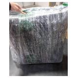 RUGSREAL Area Rug 5x7 Machine Washable Area Rug for Living Room Non-Slip Stain Resistant Modern Abstract Bedroom Rug Contemporary Solid Throw Rug Foldable Floor Carpet for Dining Room, Dark Grey