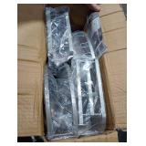 HAMITOR Shower Caddy Tension Pole: Rustproof Quick Install Corner Bathroom Organizer Shelf on Floor for Renters - 4-Tier Large Capacity Storage Rack with Soap Holder for Apartment -47-121 Inch/Silver