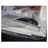 LBG Products Window Air Conditioner Side Panel and Frame Set,AC Accordion Filler Kit,Fits Most 10000BTU Window Air Conditioners