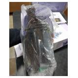 Jusdreen LED Teardrop Lavender Wreath with Butterflies - Faux Floral Swag Decor for Doors/Windows/Walls, Farmhouse Wedding Party Home Decor