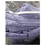 Chezmoi Collection Austin 3-Piece Oversized Bedspread Coverlet Set (King, Lavender)