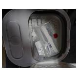 UNIFULL Collapsible Foot Spa Bath with Heat and Massage Rollers, Bubble, Foot Pedicure Kit, Temperature Control, Red Light, Pedicure Foot Spa, Foot Bath