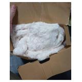 Cozy Bliss Faux Fur Throw Blanket for Couch, Fuzzy Soft Plush Thick Warm Fluffy Reversible Wave Textured Blanket for Sofa Bedroom Living Room, 55 * 70 Inches Cream White