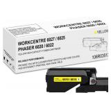 6022 Yellow Toner Cartridge Compatible for Xerox 106R02758 Toner for Xerox WorkCentre 6027 6025, Phaser 6020 6022 Printer, (1 Pack)