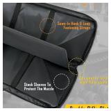 DULCE DOM 36 inch Double Rifle Case Soft Bag Gun Case, Perfect for Rifle Pistol Firearm Storage and Transportation, All Around Shooting Range Tactical Rifle Backpack, Indoor Outdoor