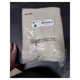 Simplebrand Ava Natural Blackout Curtains for Bedroom 63 Inch Length 2 Panels Set, Solid Thermal Insulated Energy Saving Rod Pocket Window Treatment Curtains Blackout Drapes, W40 x L63 Inch, Natural