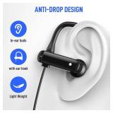 USB C Headphones Over Ear Hooks for iPhone 17 Air 16 15 Pro Max Plus, Wrap Around Ear Buds with Loops Mic Type C Earphones Running Sport Wired Earbuds for Samsung S25 S24 Ultra S23 S22 Pixel 10 9 8