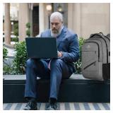 MATEIN 18 Inch Extra Large Laptop Backpack, 50 L Travel Backpack with Anti Theft Pocket & TSA Laptop Compartment for Men Women, Multiple Pockets Business Computer Carry On, Grey