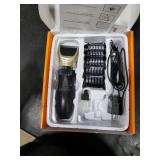 oneisall Dog Clipper Low Noise, Dog Grooming Kit with Rechargeable, Pet Shaver Cordless Electric Quiet Hair Clipper Set for Dogs Cats Pets Gold